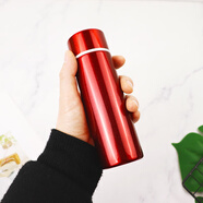 迷你保溫杯150ml輕便攜女生口袋水杯學(xué)生可愛小號(hào) 紅色150ml_贈(zèng)送絨布袋杯刷