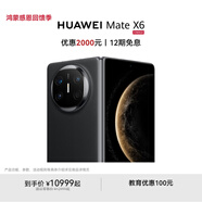 HUAWEI Mate X6 華為折疊旗艦手機(jī) 分布式玄武架構(gòu) 鴻蒙大屏AI 紅楓原色影像 折疊屏手機(jī) 曜石黑 16GB+512GB Mate X6 典藏版