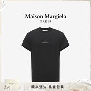 Maison Margiela馬吉拉倒置字母Logo純棉短袖T恤打底衫內(nèi)搭春夏男女款 900黑色 S 46