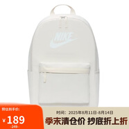 耐克NIKE男女雙肩包 書(shū)包  HERITAGE  休閑包DC4244-104白 均碼