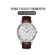 天梭（TISSOT）瑞士手表 俊雅系列石英男士腕表送禮T063.610.16.038.00
