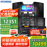 HYUNDAI 現(xiàn)代雙15吋大型專(zhuān)業(yè)舞臺(tái)音響套裝KTV會(huì)議戶(hù)外婚慶演出酒吧唱歌音箱功放話筒組合 單15+雙15專(zhuān)業(yè)舞臺(tái)套裝+低音炮