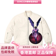 Supremexyohjiyamamoto山本耀司FW22印花拉鏈休閑夾克男女同款情侶款 白色 L