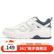 361度男鞋運(yùn)動(dòng)鞋2024年秋季新款361度男板鞋 羽毛白/懷舊藍(lán) 40