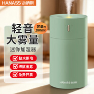 海納斯（HANASS）加濕器 臥室迷你家用辦公室桌面車(chē)載輕音上加水小型usb插電便攜加濕空調伴侶 HM-101