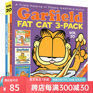 加菲貓英文原版漫畫 合集 故事三合一 Garfield Fat Cat 3 Pack 經(jīng)典趣味幽默漫畫 兒童圖畫故事書 Jim Davis進口原版書籍 綠山墻 加菲貓漫畫 三合一 20