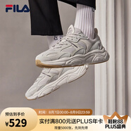 FILA（斐樂）官方男子跑步鞋MARS II火星二代新款復(fù)古運(yùn)動鞋 南極灰/雨霧灰-AN-F12M141116F 43