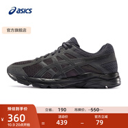 亞瑟士ASICS男鞋透氣跑鞋運動鞋緩震舒適跑步鞋 GEL-CONTEND 4 黑色/黑色 44.5