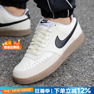 耐克（NIKE）官方 男鞋 25夏新款輕便透氣運動休閑小白鞋耐磨減震低幫滑板鞋男 【店長推薦】帆白【曬圖-10】 39 碼(內(nèi)長245mm)