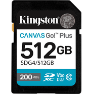 棟吆 D惠斯頓爵士64G SD卡4K高速U3 V30微單反相機內存卡數碼攝像機200MB/s 512G[讀速200MB/s|4K超清] 官方標配