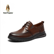 暇步士（Hush Puppies）2024春復(fù)古通勤德比鞋男休閑皮鞋L2Q08AM4 棕色 38