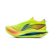 李寧（LI-NING）飛電5 ELITE男女同款?絲輕量高回彈競(jìng)速比賽跑鞋馬拉松鞋子 熒光亮綠 37.5