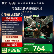 TCL雷鳥電視 43雀4 25款 43英寸 低藍(lán)光無(wú)頻閃 自定義遙控器 無(wú)開機(jī)廣告 家電國(guó)家補(bǔ)貼電視43F195C