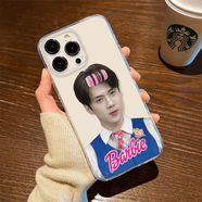 諜翅吳世勛芭比公主吳世勛手機殼適用iPhone1615promax14全包13透明軟套 FWM公主吳世勛 X/XS
