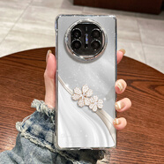 華為（HUAWEI）【品質(zhì)原裝】適用MagicV3手機(jī)殼華為MateX5新款MagicVs2薄女x3典 【三葉草白】折疊屏雙面保護(hù) vivo_X_Fold