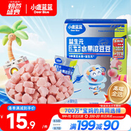 小鹿藍(lán)藍(lán)新版益生元凍干水果溶豆豆多桃味 兒童零食溶溶豆易吞咽18g