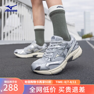 美津濃（MIZUNO）【SPEED 2K】千禧復(fù)古跑鞋男女同款運(yùn)動(dòng)鞋緩震舒適透氣跑步鞋 17/冰川灰 42.5 (275mm)