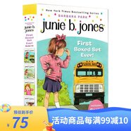 朱尼瓊斯系列1-4冊禮盒裝 英文原版 Junie B. Jones First Boxed Set Ever兒童初級章節(jié)橋梁書 插圖小說Barbara Park Set Ever 1-4 初級橋梁書 