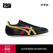Onitsuka Tiger鬼塚虎男女鞋休閑鞋舒適透氣輕便慢跑鞋RUNSPARK 1183B480 黑色 36