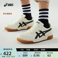 亞瑟士ASICS男鞋女鞋運動(dòng)休閑鞋復古百搭板鞋 COURT MZ 米白色/黑色 38