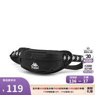 卡帕（Kappa）串標(biāo)小腰包情侶男女斜挎包時(shí)尚單肩包K0CW8BX13 黑色-990 J