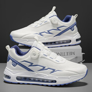 意彪（YIBIAO）冬季高幫男鞋秋冬天青少年高中生運動(dòng)鞋子男士老爹鞋跑鞋加絨棉鞋 binji.9031白藍 39