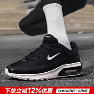 耐克（NIKE）運動(dòng)休閑鞋男鞋 25夏新款AIR MAX氣墊鞋耐磨透氣緩震輕便跑步鞋男 黑白色/可視氣墊【熱銷(xiāo)推薦】 39 （內長(cháng)245mm）