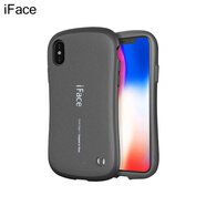 IFACE MALLiFace適用iPhone X手機保護殼磨砂防摔蘋果XR矽膠套小蠻腰Xs max 磨砂灰 iPhone_XR