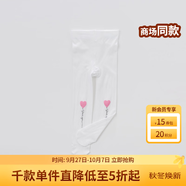 戴維貝拉（DAVE＆BELLA）夏裝新款女童連褲襪打底褲 寶寶連腳褲絲襪 白色 2-4T