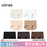 ubras七夕禮物【店鋪推薦】無尺碼女士內(nèi)褲抗菌襠無痕內(nèi)褲女包臀多條裝 new-黑熱可棕隱形膚瓷肌燕麥白 均碼 90-130斤