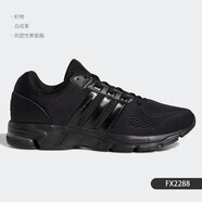 阿迪達斯新款Adidas/阿迪達斯男女系帶透氣運動(dòng)休閑跑步鞋 DA9375 FX2288純黑 36.5