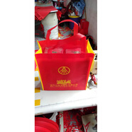 何佳功五糧液禮品袋  現貨五谷液酒袋東方餃子富裕五谷酒金碧酒袋禮品布 尺寸 35*32*15cm 其他