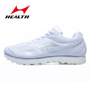 海爾斯（HEALTH）跑步鞋699s+男女學(xué)生中考體育專(zhuān)用透氣運動(dòng)田徑訓練跳遠鞋 【699s+】純凈白 超軟、高彈科技 35