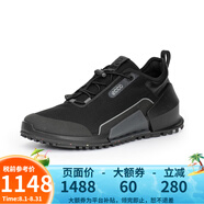 愛(ài)步（ECCO）健步2.0系列男士運(yùn)動(dòng)休閑鞋緩震城市運(yùn)動(dòng)鞋800794 51052-黑色 39