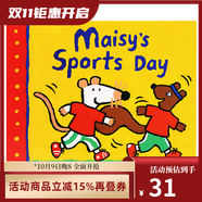 英文原版 Maisy 小鼠波波 趣味圖畫(huà)故事 寶寶親子讀物 兒童啟蒙認知繪本 Lucy Cousins 綠山墻 Maisys Sports Day 運動(dòng)日