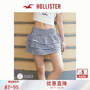 HOLLISTER25夏季新款甜美芭蕾風(fēng)蓬蓬蛋糕短裙裙褲女裝343-5086 海軍藍(lán)條紋 L (165/80A)標(biāo)準(zhǔn)版