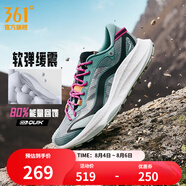 361度運動(dòng)鞋男鞋武霞夏季透氣越野跑鞋戶(hù)外徒步防滑登山緩震鞋 喀斯特 39