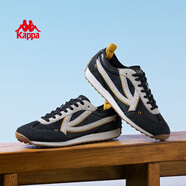 卡帕（Kappa）女鞋休閑鞋子女款春季新款運動(dòng)鞋百搭老爹鞋輕便跑鞋 黑色 38