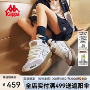 卡帕（Kappa）厚底小白鞋女款2025春季新款運動(dòng)鞋子百搭休閑女鞋板鞋 經(jīng)典白/靜謐灰/黑色-012A 39