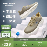 斯凱奇丨Skechers男士輕薄透氣網(wǎng)面運(yùn)動(dòng)跑步鞋軟底舒適休閑健步鞋58362