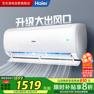 海爾（Haier）空調(diào)1匹掛機一級能效變頻速冷暖護眠自清潔大風(fēng)量防直吹凈化除菌KFR-26GW/B1KPB81U1