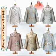 鶴川精制高檔純棉真絲壽衣批發(fā)殯葬壽服年輕老人沖喜全套唐裝殯葬白事壽衣 -----標配七件套-----