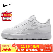 耐克NIKE板鞋女空軍一號(hào)小白鞋 AIR FORCE 1 運(yùn)動(dòng)鞋 HF2016-100白36.5