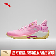 安踏（ANTA）速戰6丨PG7科技籃球鞋穩定支撐防滑耐磨運動(dòng)鞋 熒光嫩粉/雪花白-5 41