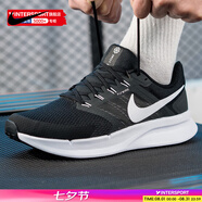 耐克（NIKE）男鞋跑鞋 2025新款夏季時尚運動鞋舒適耐磨訓練鞋輕便緩震跑步鞋 RUN SWIFT 3/黑白 /建議拍大半碼 39