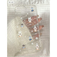 天啟世紀小紅書(shū)日韓風(fēng)雪花星星小企鵝適用蘋(píng)果14手機殼iPhone11/12/13/15promax透明6/7/8plus軟套4/5防摔 A雪花星星小企鵝【透明】 iPhone 4s