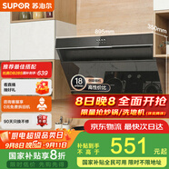 蘇泊爾（SUPOR）[家電國(guó)家補(bǔ)貼至高20%]抽吸排油煙機(jī)家用18m3風(fēng)量側(cè)吸式小戶(hù)型近吸直排高效攏煙以舊換新 DJ13