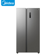 美的（Midea）607升雙開門對開門家用電冰箱一級能效大容量風(fēng)冷無霜節(jié)能變頻BCD-607WKPZM(E）家電國家補(bǔ)貼20%