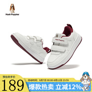 暇步士（Hush Puppies）童鞋男童小白鞋魔術(shù)貼兒童戶外軟底運動跑步登山女童中大童休閑鞋 HP5604025紅色 38