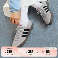 adidas T頭鞋 VL COURT復(fù)古板鞋德訓(xùn)鞋男女阿迪達(dá)斯輕運動 灰色/黑色/紅色   38